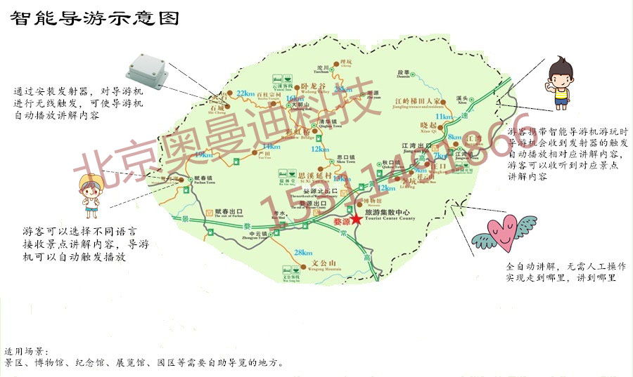 景區(qū)智能語音講解設備 國家景區(qū)升A加分*設備