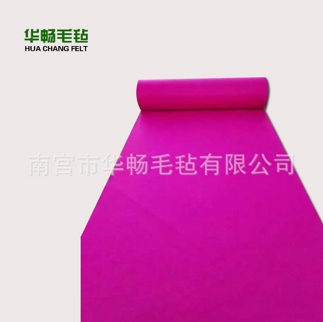化纖毛氈加厚工業(yè)毛氈布加工定制