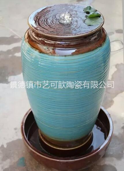 景德鎮(zhèn)流水?dāng)[件噴泉廠家直銷(xiāo)定制 景德鎮(zhèn)流水花瓶擺件噴泉廠家定制