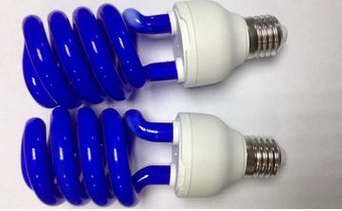 *三基色藍(lán)色半羅節(jié)能燈 中半羅小半羅 彩色