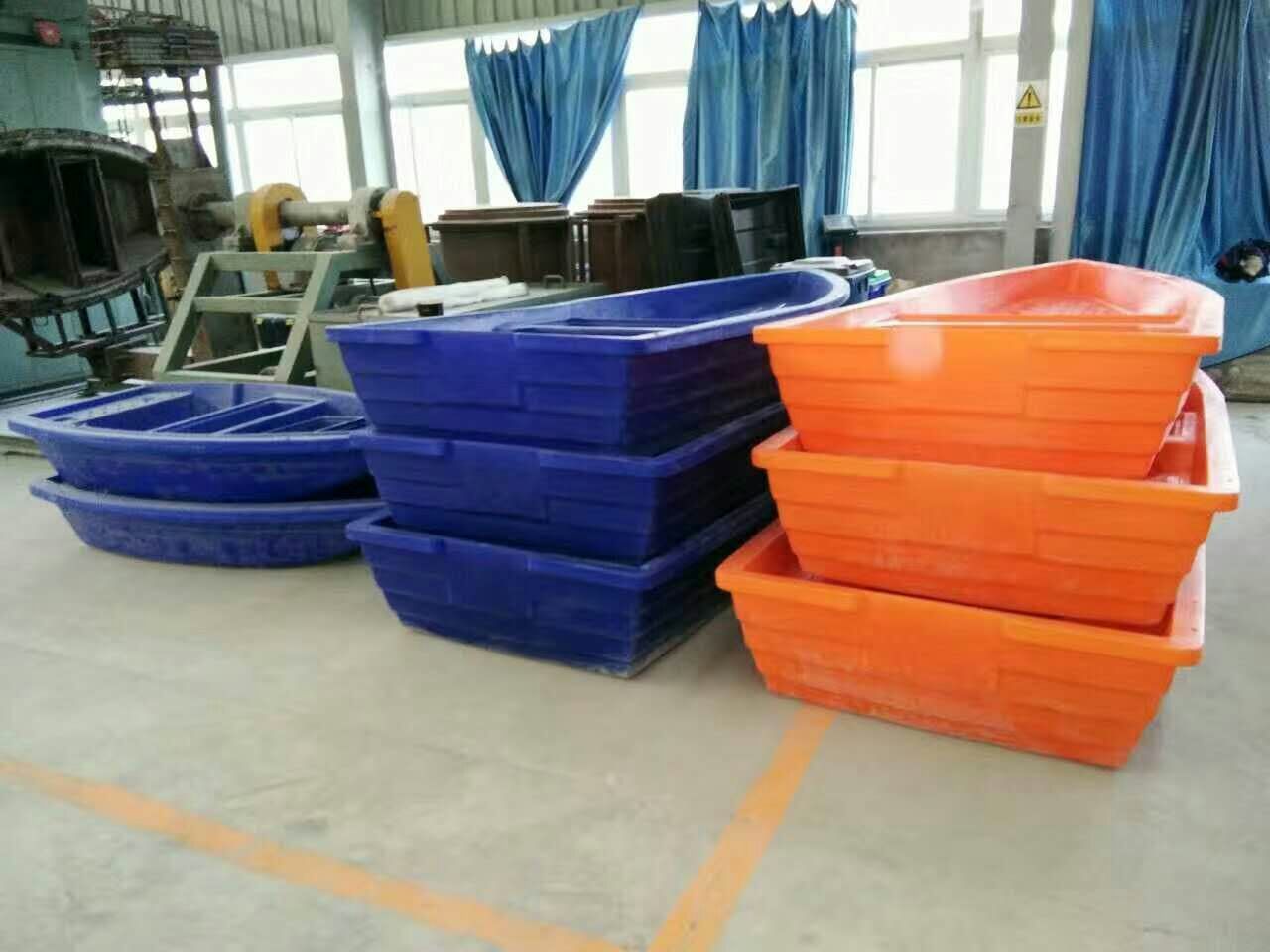 4米加厚全新沖鋒舟觀光清潔漁船釣魚沖鋒舟牛筋雙層加厚沖鋒舟塑料打漁船