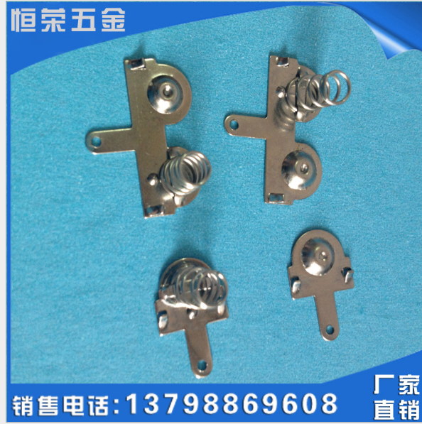 供應(yīng)多款環(huán)保7號電池彈* 電池五金插片 電池片正負(fù)極五金片