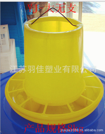 8KG塔式料桶 雞料桶 新產(chǎn)品料桶 飼料桶 喂雞食桶