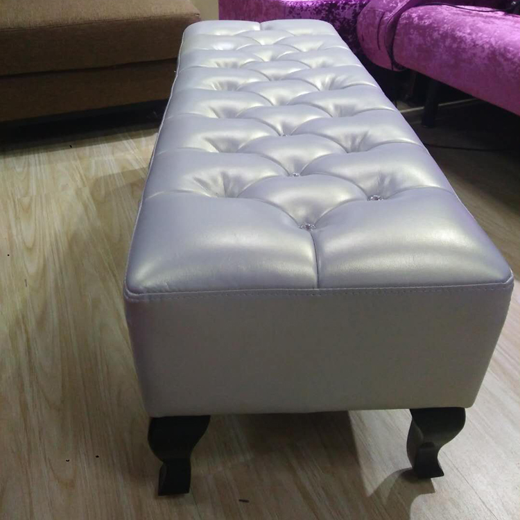 腳踏現(xiàn)代KTV沙發(fā)配套PU皮凳子軟包長條凳美式沙發(fā)凳歐式沙發(fā)腳蹬 美式PU皮沙發(fā)凳