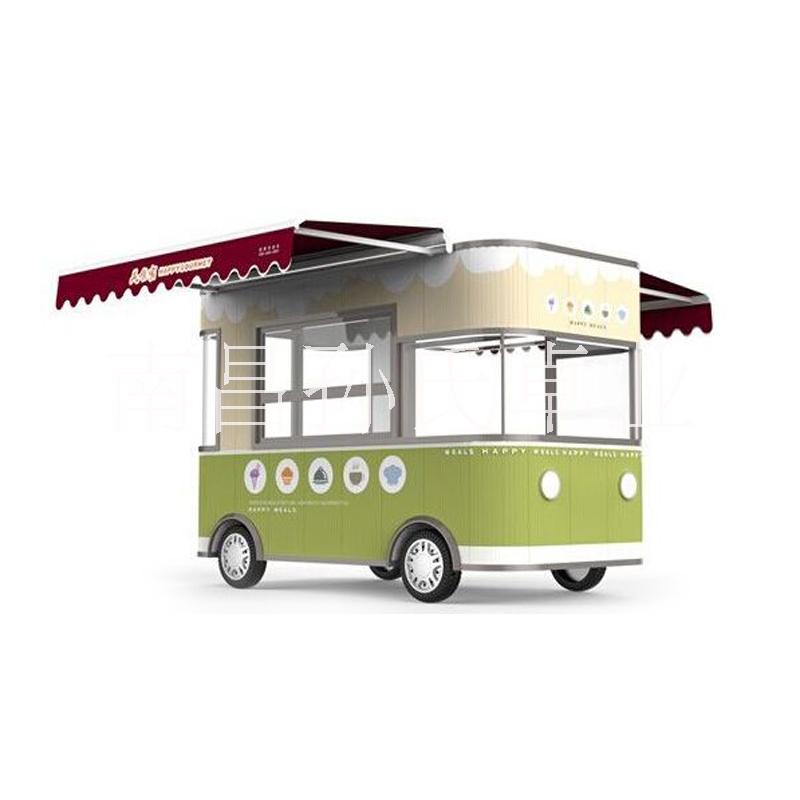 廠家*冰淇淋奶茶 電動餐車電動美食餐車多功能夜宵車小額投資創(chuàng)業(yè)*項目