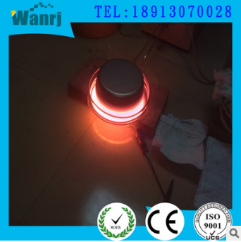 80KW高頻感應加熱電源電機轉(zhuǎn)子熱套大型機械五金材料熱套沖壓設備