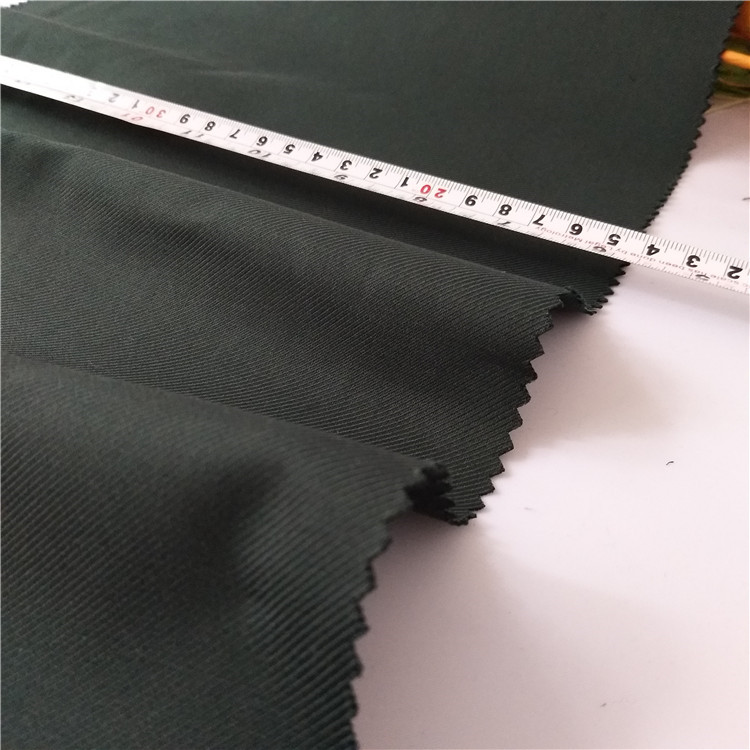 墨綠色斜紋彈力棉布