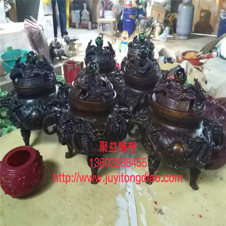 銅熏爐 銅香爐 銅鼎 銅鐘 銅香爐批發(fā) 銅鼎制作