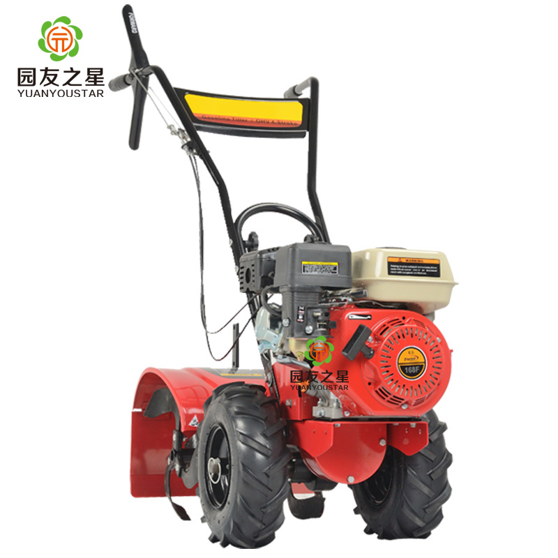自走式柴微耕機(jī)大棚松土機(jī)四驅(qū)田園管理機(jī)小型旋耕機(jī)旱地耕地機(jī) 柴油微耕機(jī)