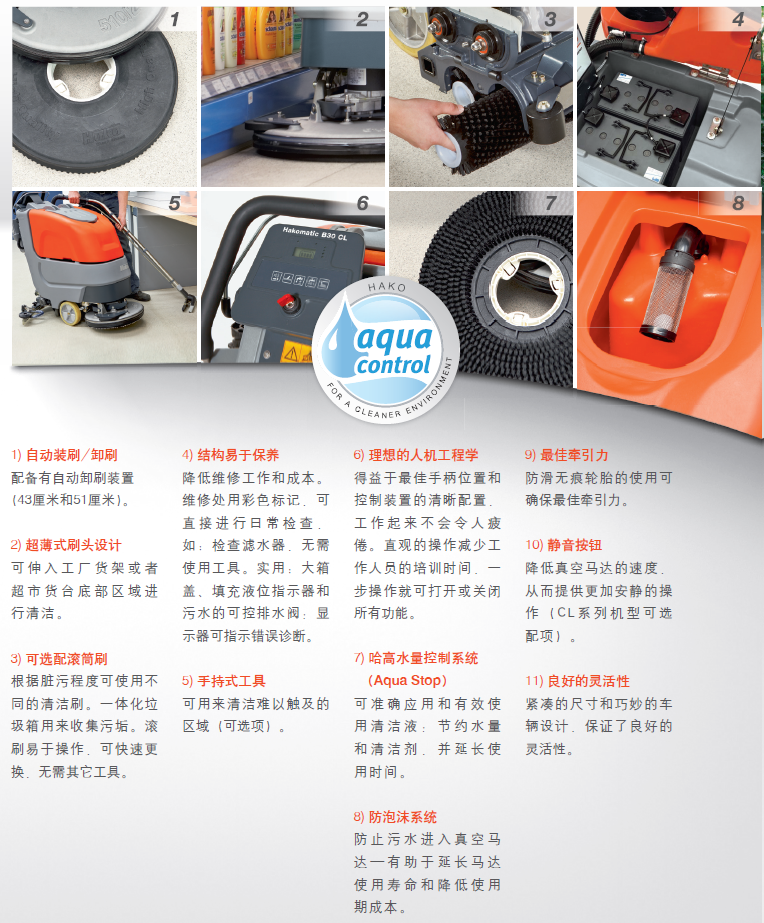 德國哈高B30/45洗地機(jī) 哈高B30/45小型手動(dòng)洗地機(jī) 哈高B30/45小型手動(dòng)洗地機(jī)
