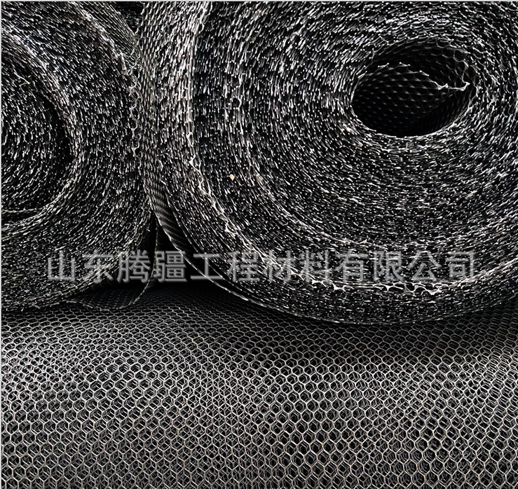 黑色土工網(wǎng)生產(chǎn)廠家直銷CE131高強(qiáng)塑料土工網(wǎng)路基增強(qiáng)護(hù)坡土工網(wǎng)