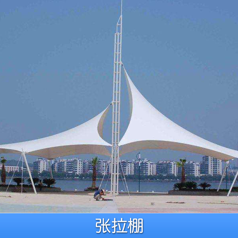 上海冉譽膜結構工程張拉棚 *張拉膜結構遮陽擋雨停車棚/景觀棚