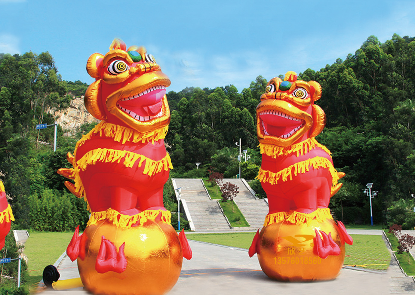 南昌戶外廣告制作 充氣氣模 舞臺(tái)