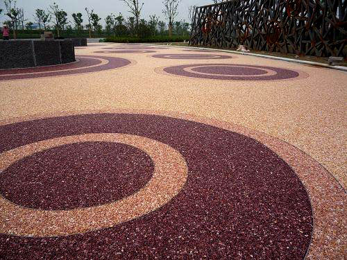 上海透水地坪施工 透水混凝土材料批發(fā)