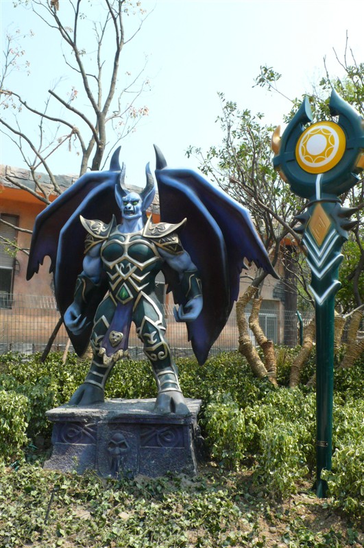 游戲人物展覽展示道具