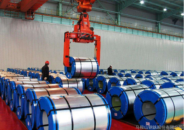 馬鋼股份彩鋼板 、馬鋼Z120克海藍(lán)彩涂卷、馬鋼TDX51D+Z彩鋼卷