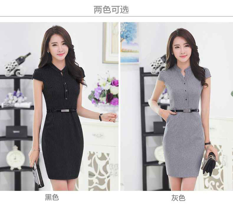 廠家直銷韓版修身職業(yè)OL通勤套裝 職業(yè)工作制服設(shè)計(jì)