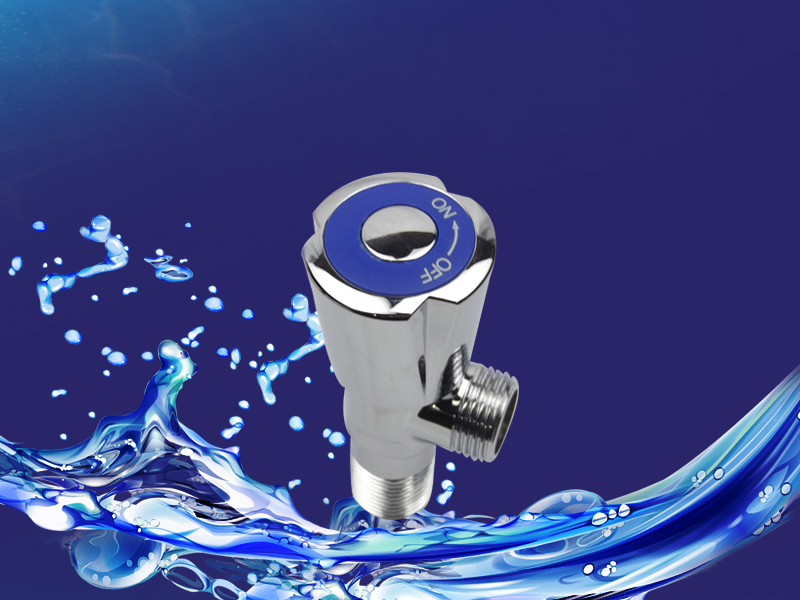 衛(wèi)浴室熱水器三角閥冷熱全精銅加厚鉆石止水八字閥防爆三邊輪 鉆石角閥