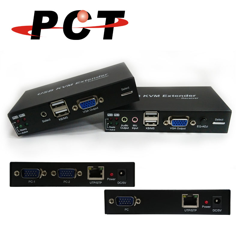 3Port USB 切換器 KVM(含音源&麥克風(fēng)功能) USB延長(zhǎng)式KVM