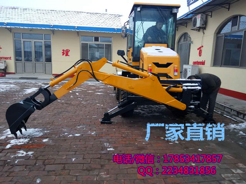 小型兩頭忙裝載機兩頭忙挖掘機山東德州廠家直銷