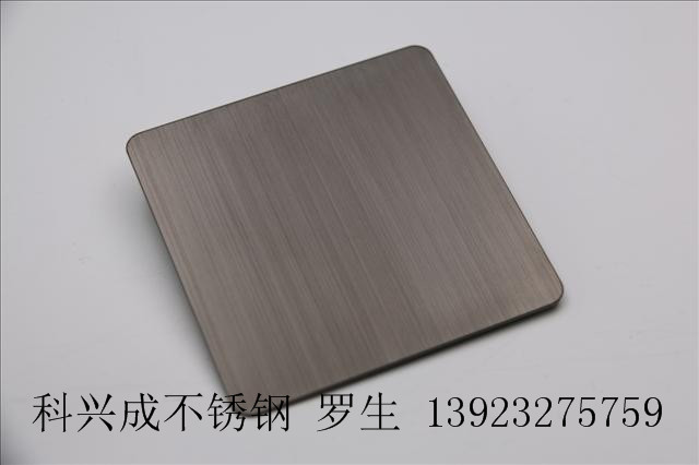 供應(yīng)拉絲黑鈦不銹鋼板