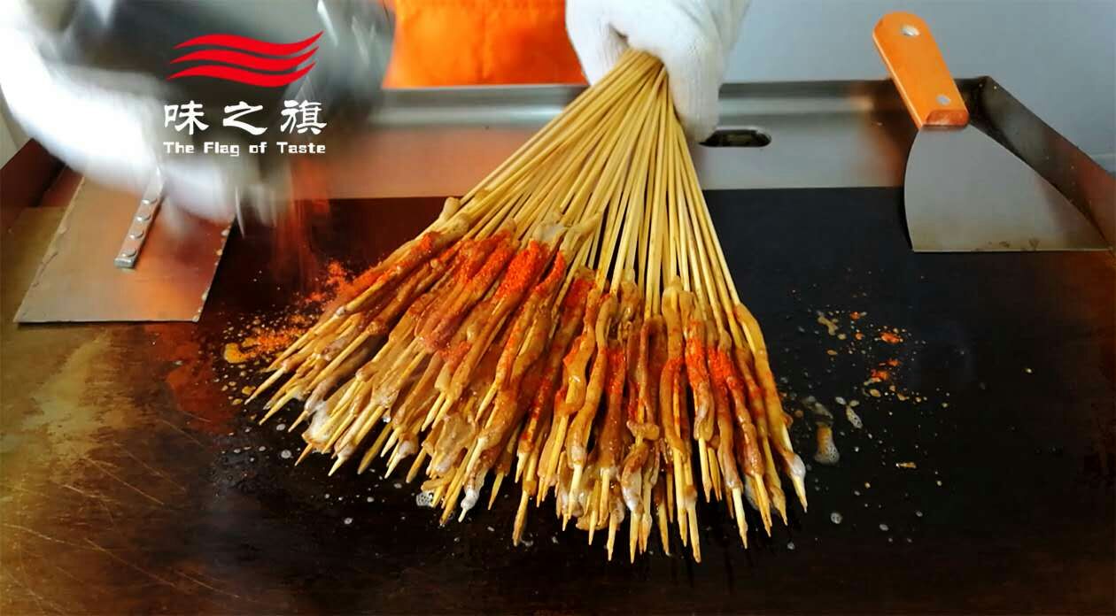 鐵板鴨腸操作流程