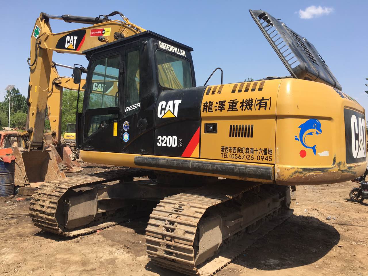 卡特320D2二手挖掘機全國包送，質保1年，手續(xù)齊全