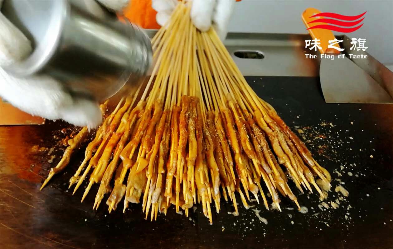 鐵板鴨腸操作流程