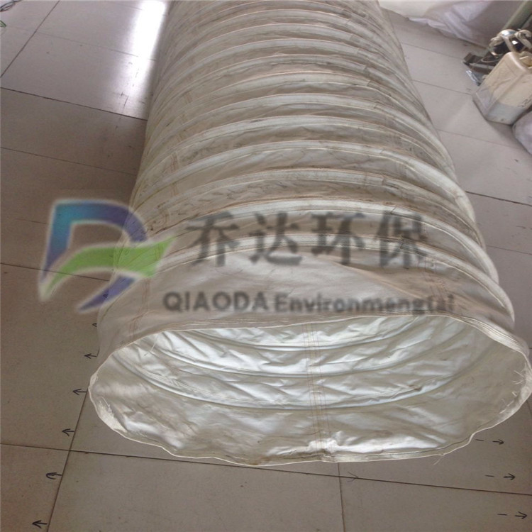 供應(yīng)350*2000散裝機(jī)伸縮布袋 水泥廠帆布伸縮布袋