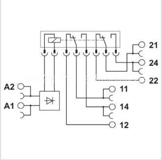 繼電器模塊 - PLC-RSC- 24DC/21-21