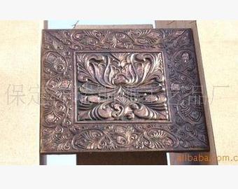 批發(fā)供應(yīng)家居精致裝飾山水浮雕金屬工藝品 家具精致擺件