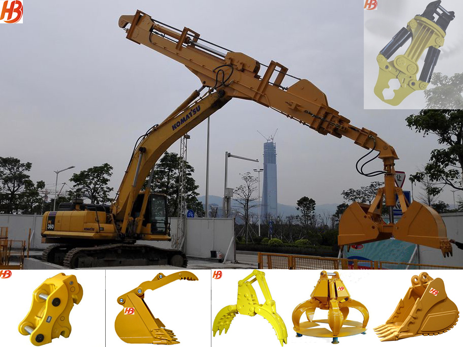山東加長(zhǎng)臂廠家小松加長(zhǎng)臂挖斗鉤機(jī)臂拆樓臂伸縮臂巖石臂