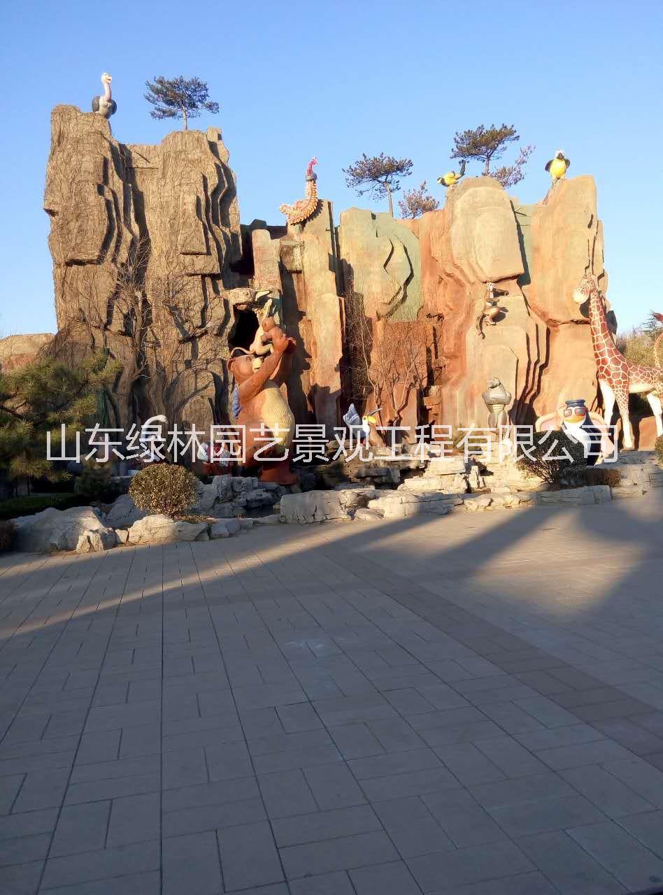 園林人造假山價格 假山施工 園林人造假山制作 園林景觀假山 假山