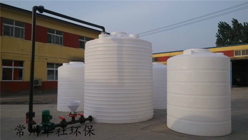 常州華社15噸塑料儲罐 圓形PE塑料水塔 用于化工溶液儲存酸堿儲罐 廠家直銷供應(yīng)  15噸pe塑料儲罐