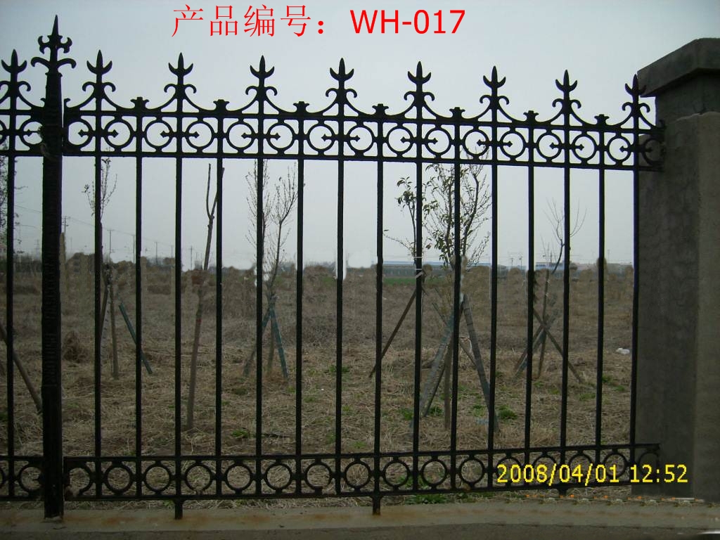鑄鐵柵欄鑄鐵圍欄別墅欄桿 小區(qū)工廠護(hù)欄圍墻