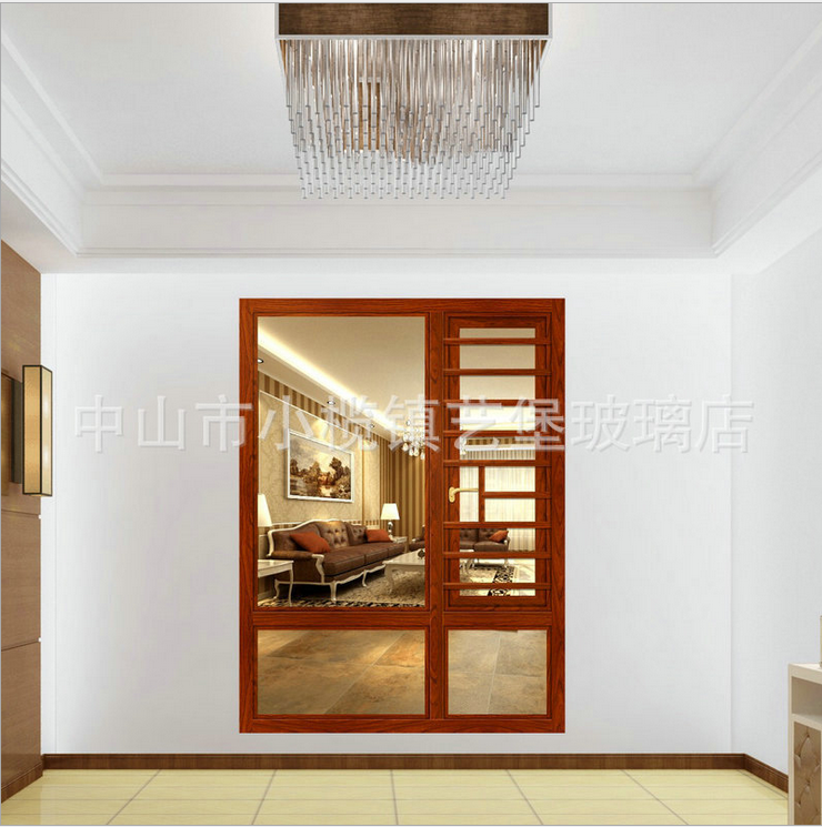 室內(nèi)裝修推拉門窗戶廠家定制 室內(nèi)鋁合金門窗 衛(wèi)生間玻璃隔音門窗