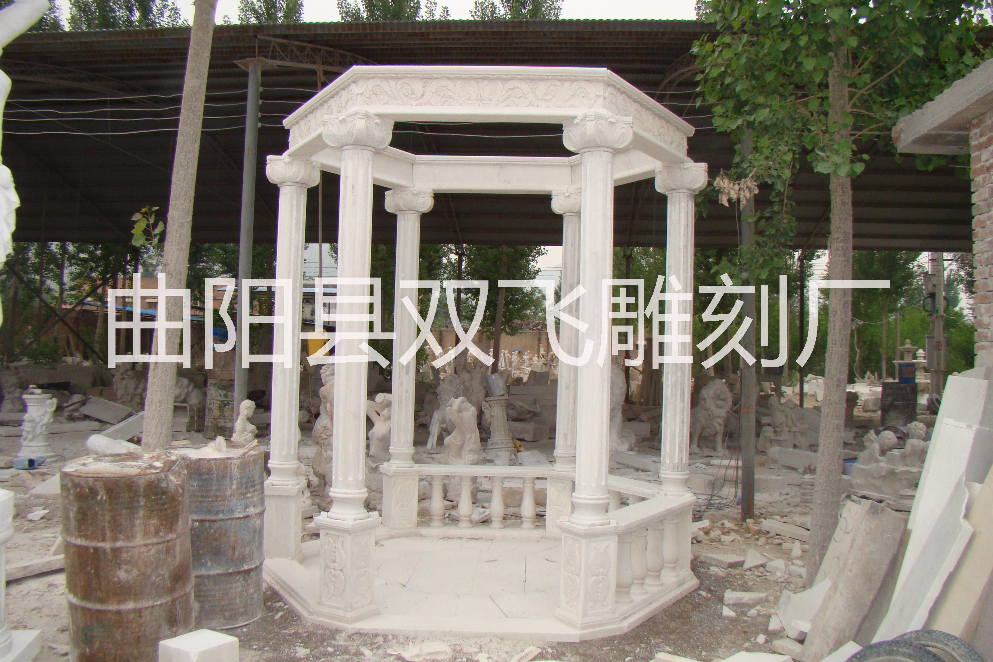 廠家直銷 現(xiàn)貨晚霞紅人物涼亭 曲陽涼亭批發(fā) 大理石涼亭制作