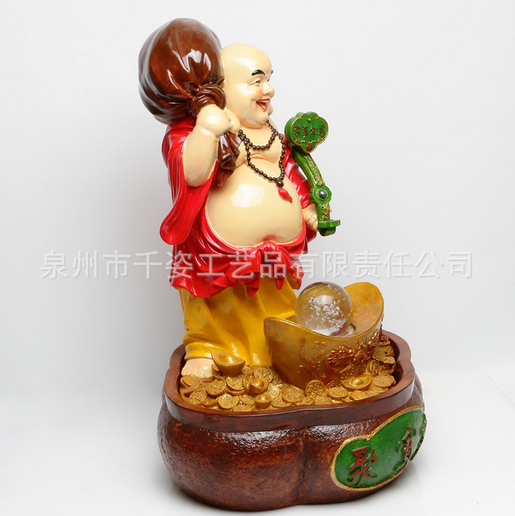 廠家供應(yīng) 樹脂*風(fēng)水球 佛像流水噴泉工藝品 會(huì)所商務(wù)禮物