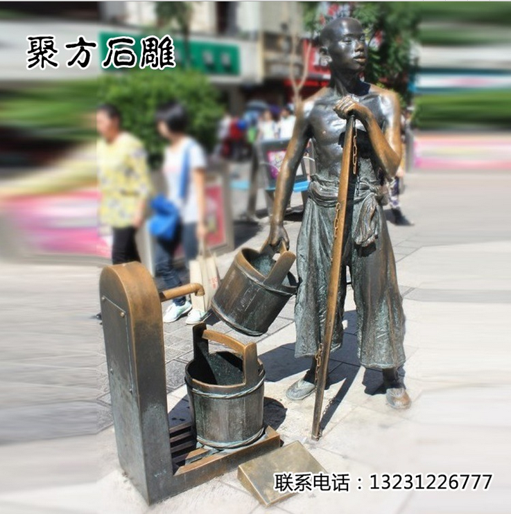 大型園林景觀鑄銅雕塑玻璃鋼人物  不銹鋼雕塑