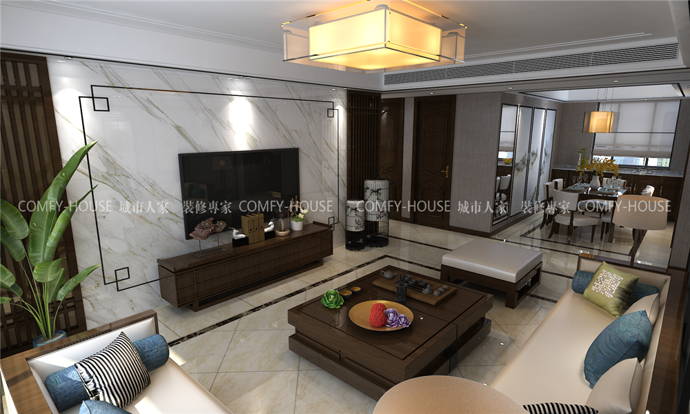 濟(jì)南魯中康橋裝修效果圖-濟(jì)南城市