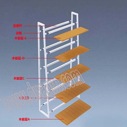 名創(chuàng)優(yōu)品同款貨架雙面梯形中島展示