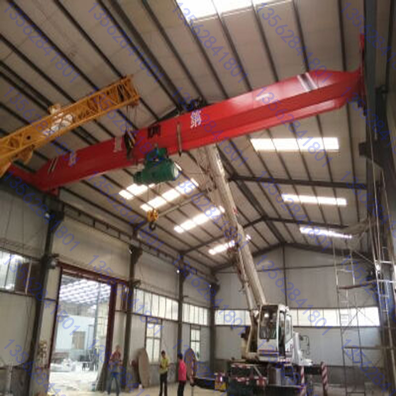 供應(yīng)5噸電動葫蘆單梁行車倉庫吊卸貨物用小型電動5噸單梁行車車間5噸單梁行車