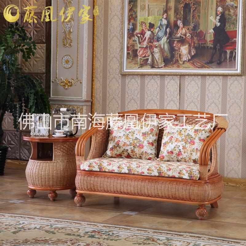 藤沙發(fā)茶幾組合五件套批發(fā) 藤家具廠家定制
