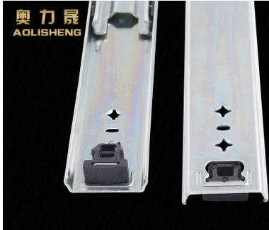 重型滑軌廠家直銷  重型滑軌供應(yīng)商    三節(jié)重型導(dǎo)軌帶鎖滑軌53寬