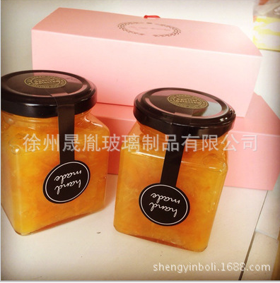 蜂蜜玻璃瓶蜂蜜包裝玻璃瓶六角瓶批發(fā)蜂蜜玻璃罐廠家直銷