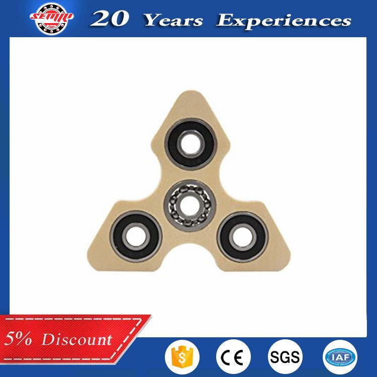 指尖陀螺 帶開關(guān)led燈發(fā)光指尖陀螺 炫彩閃光三葉減壓手指陀螺