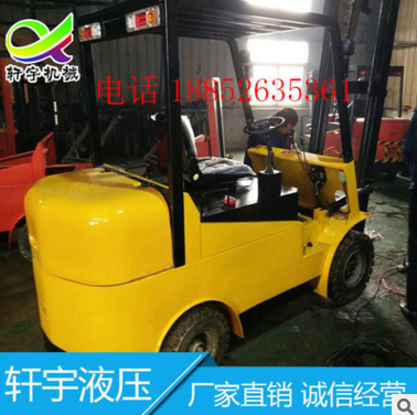 專批發(fā)1/1.5/2噸四輪座駕式全電動(dòng)叉車堆高車電動(dòng)升高車電動(dòng)裝