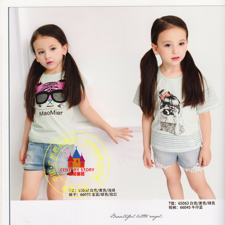 貓咪兒品牌童裝折扣尾貨批發(fā) 國內(nèi)一二線品牌童裝尾貨庫