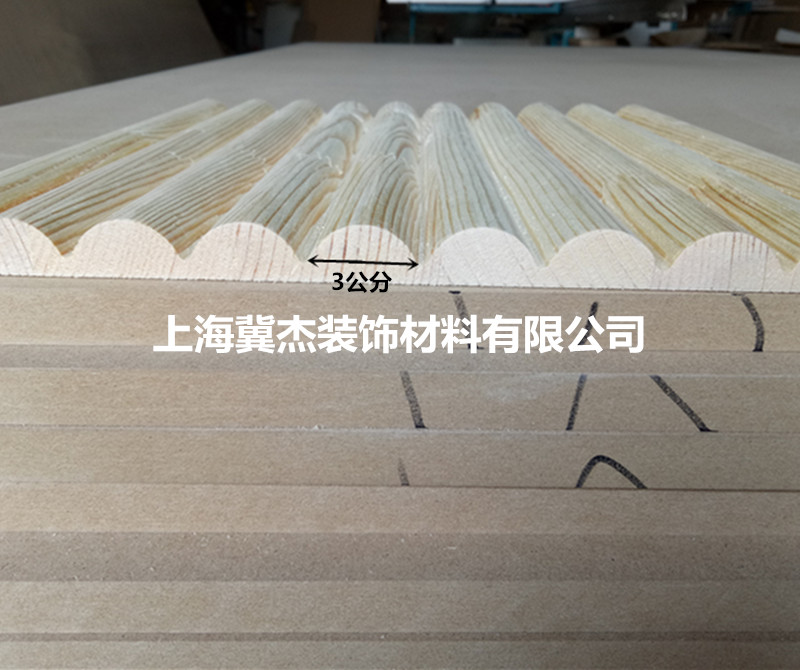 廠家直銷實(shí)木波浪板 異形波浪板背景墻 pvc室外波浪板冀杰裝飾材料 實(shí)木半圓波浪板