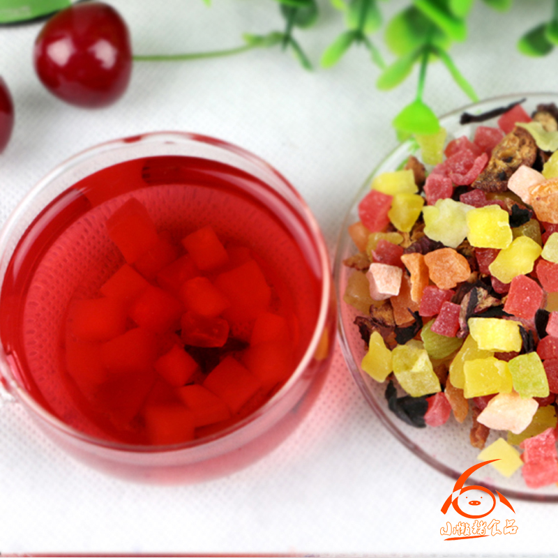 *風(fēng)情水果茶洛神花菠蘿味200g 水果茶花果茶